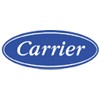 Carrier logo in white text inside a blue oval with a white border.